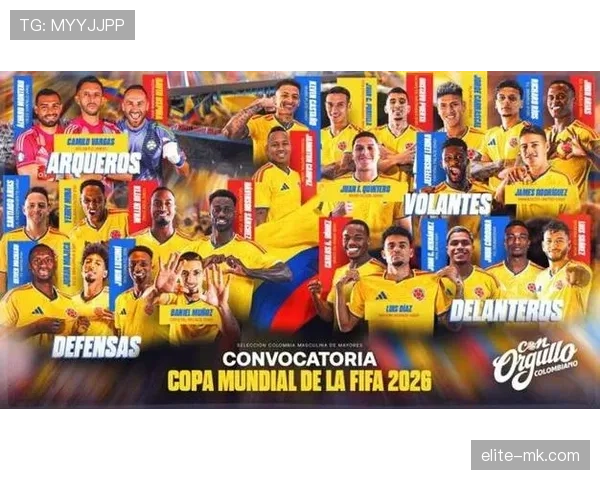 哥伦比亚冲击2026世界杯：J罗领衔能否突围死亡之组